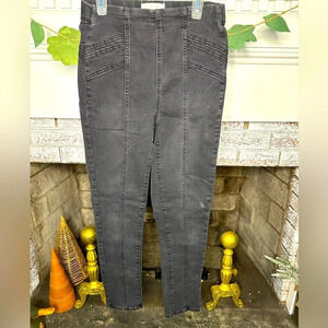 We The Free moto style pants black denim skinny jeans size 27